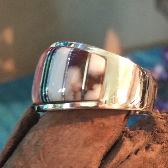 Sterling Silver Men's Ring - Picture 2 of 3